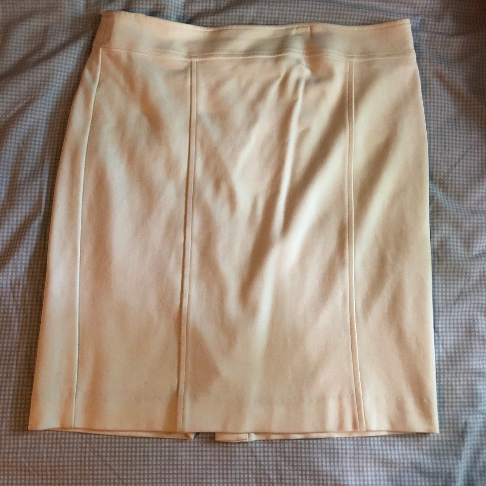 Cache off white knit skirt (lined) size 10
